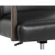 Collin Brown / Cortina Black Leather Office Chair